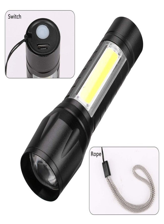 Spaceshoop ShopNSave Small Sun Meter Zoomable Waterproof Torchlight LED Metal Body Flashlight Torch with Box (Pack of one) - Image 4